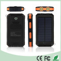 Waterproof Dual USB Mobile Phone Solar Power Bank Charger with Dual LED Light (SC-6688)